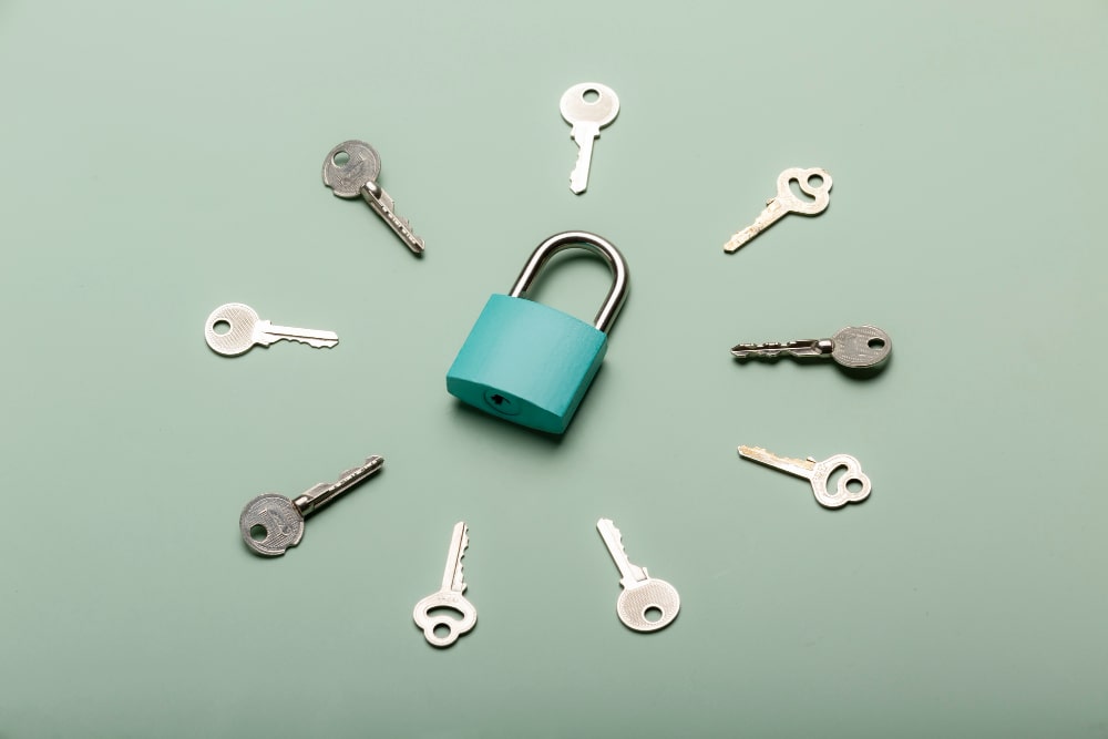 escrow company lock and key